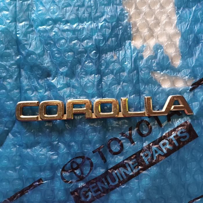 Emblem corolla bagasi toyota corolla great all new original japan