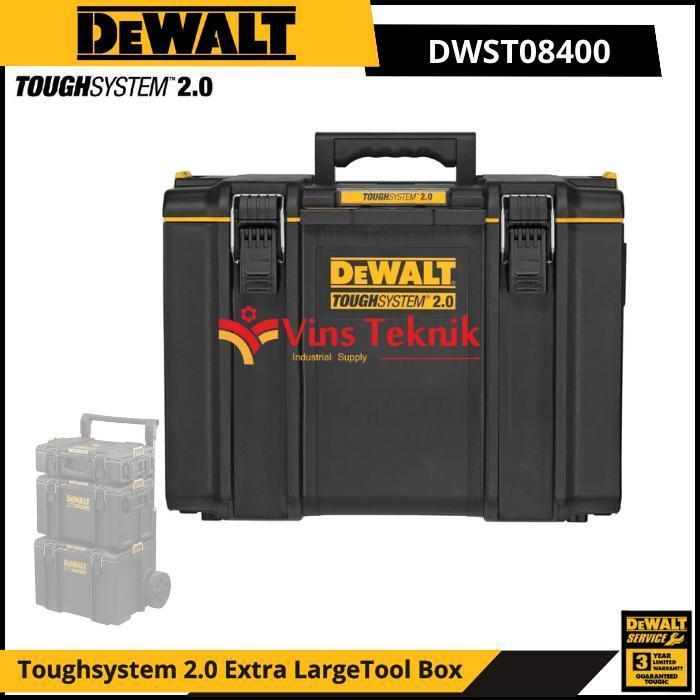 DEWALT DWST08400 Tool Box ToolBox Kotak Alat Perkakas Toughsystem 2.0 Extra Large