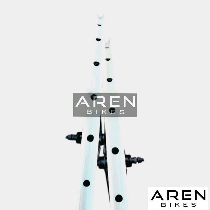 WHEELSET SEPEDA 700C LESPO 4 CM VELG RIM RIMS HUB FREEHUB TORPEDO 1SPEED JARI JARI FIXIE BALAP ROAD