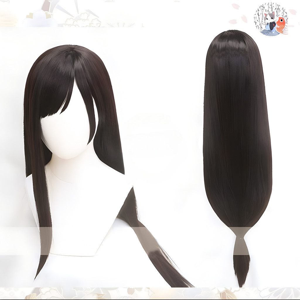 Tifa Lockhart Cosplay Wig Long Straight Black Brown Ff7 Tifa Wigs Wome Anime Cosplay Wigs Heat