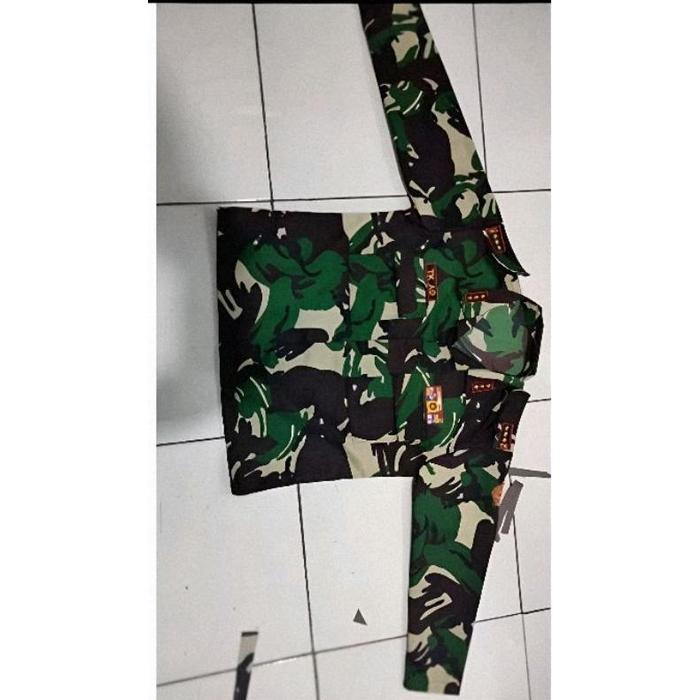 Baju Tni Ad Anak Tk / Karnaval Baju Propesi Anak Tni Ad(Loreng Si Kecil Fashion Anak) 1 Set
