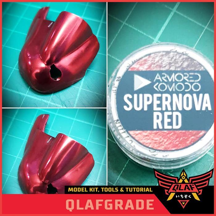 Red Supernova Chameleon Color Particle Partikel Cat Airbrush Model Kit Terbaru