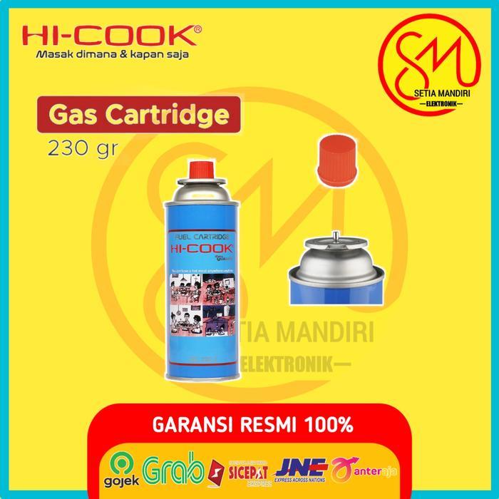GAS CARTRIDGE HI-COOK HI-COOK 230GR GAS PORTABLE KALENG MINI GAS