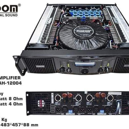 power wisdom ah 12004 4 channel amplifier