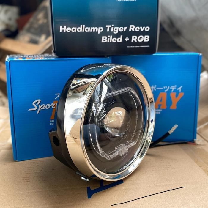 LAMPU BILED TIGER REVO 7INCH SET BATOK SPORTSDAY