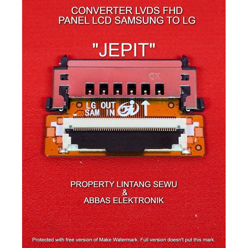 CONVERTER LVDS 51 pin FHD SAMSUNG TO LG KONVERTER LVDS PANEL LCD FHD S