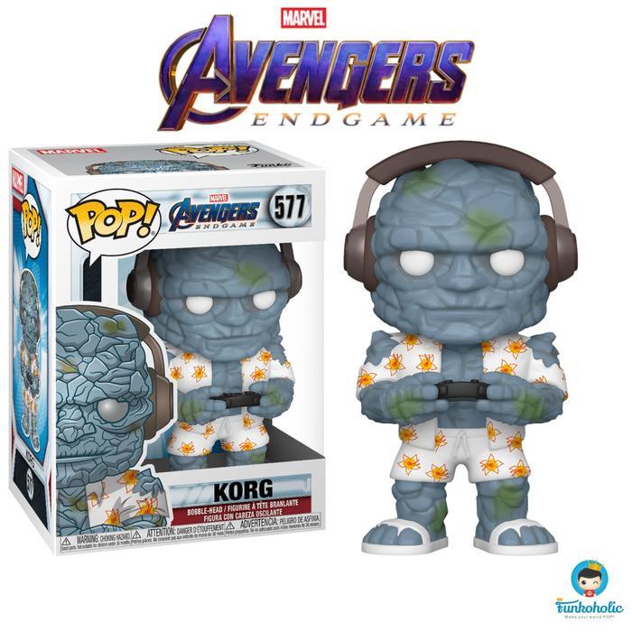 BERGARANSI Funko POP Marvel Avengers Endgame - Korg (Gamer) #577