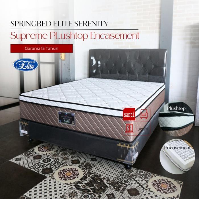 Springbed elite serenity supreme plushtop 120 x 200 Set - Springbed Fullset