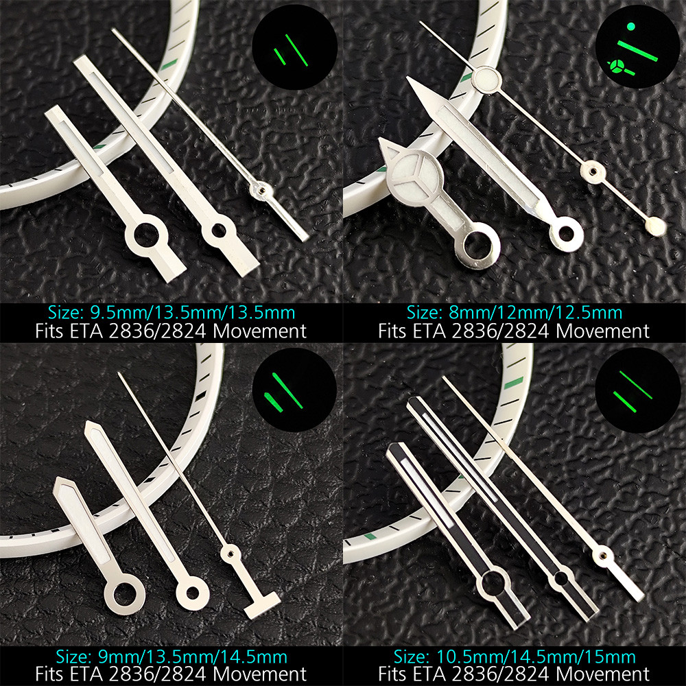 Mechanical Wrist Watch Hands, Pointer, Fit Eta 2824, 2836, Pt5000 Movement, Luxury Brand,