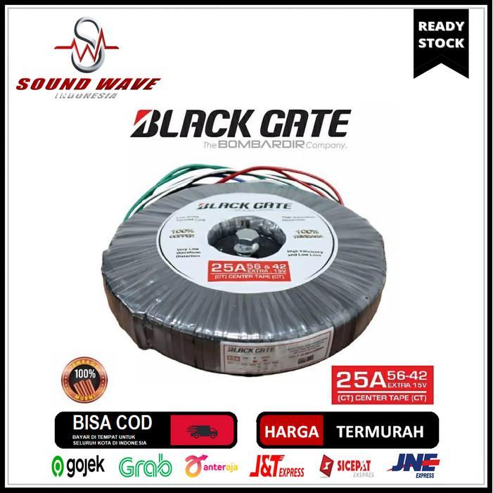 TRAFO TOROID 25A CT 56V - 42V TRAVO DONAT TOROIDAL BLACKGATE TIPIS