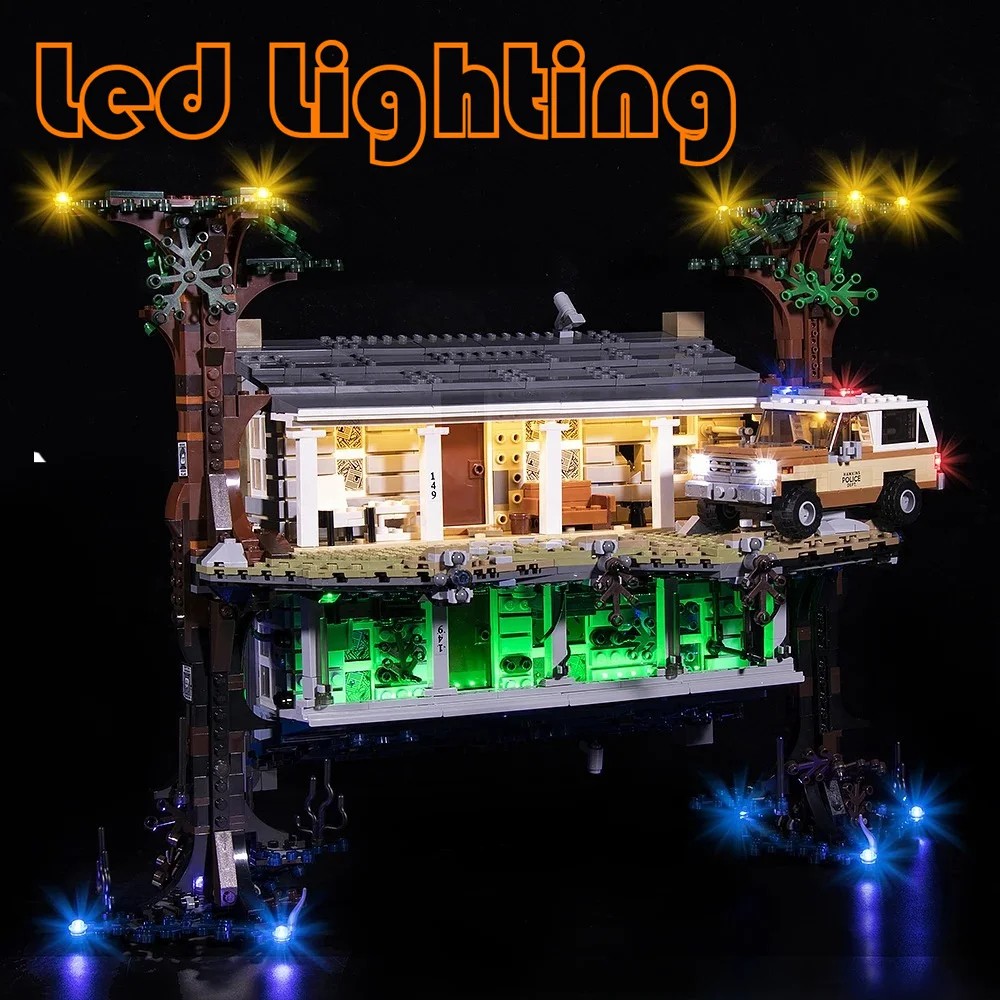 Lighting Led Set For LEGO 75810 Stranger Things The Upside Down Movie Not Include Building