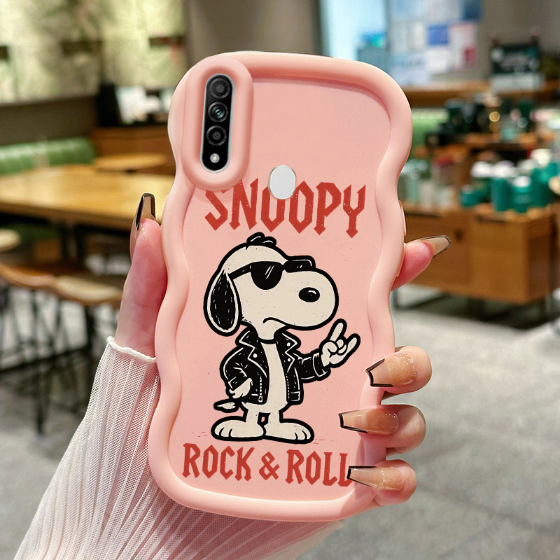 Casing Untuk OPPO A31 2020 A8 Case Casing pola Anak anjing dan robot Kasing Kesing Cesing HP Kasing 