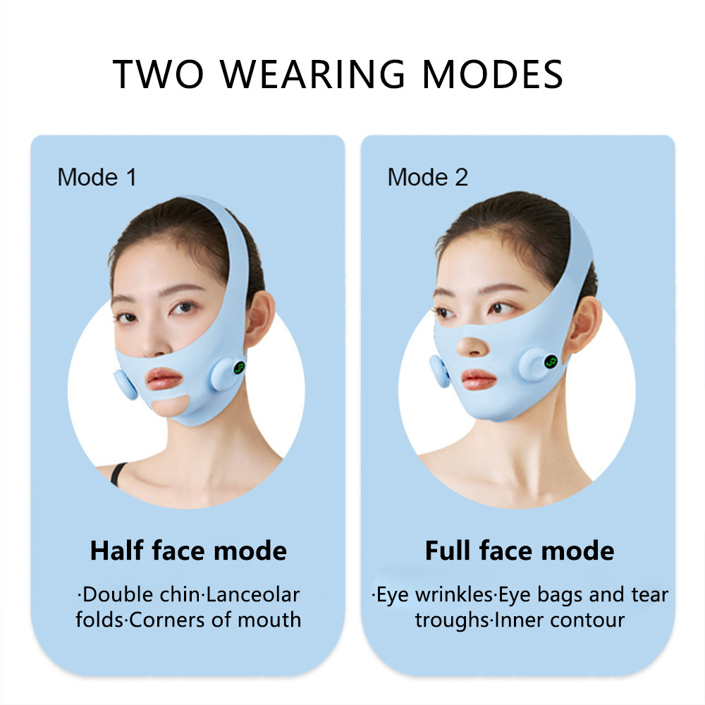 EMS Face Lifting Device Facial Shaping Massager Face Slimming Double Chin Removal V Line Lift Belt