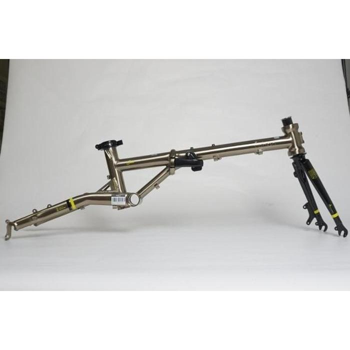 Frame Set Fnhon Gust Titanium Black Disc Std 16Inch Discbrake - Titan