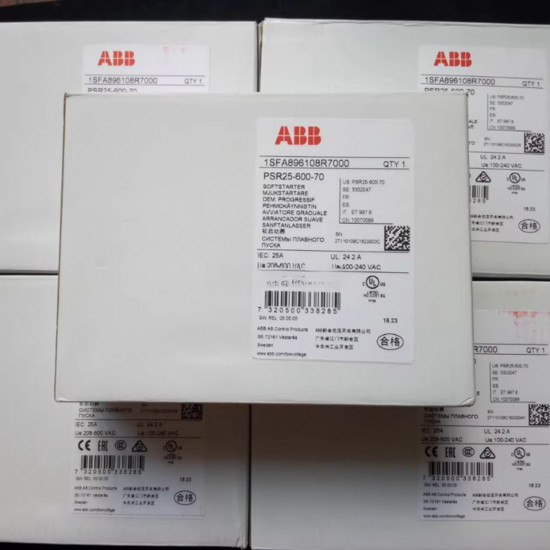 Abb Psr60-600-70 30Kw Psr72-600-70 37Kw Psr85-600-70 45Kw Psr105-600-70 55Kw Soft Starter New