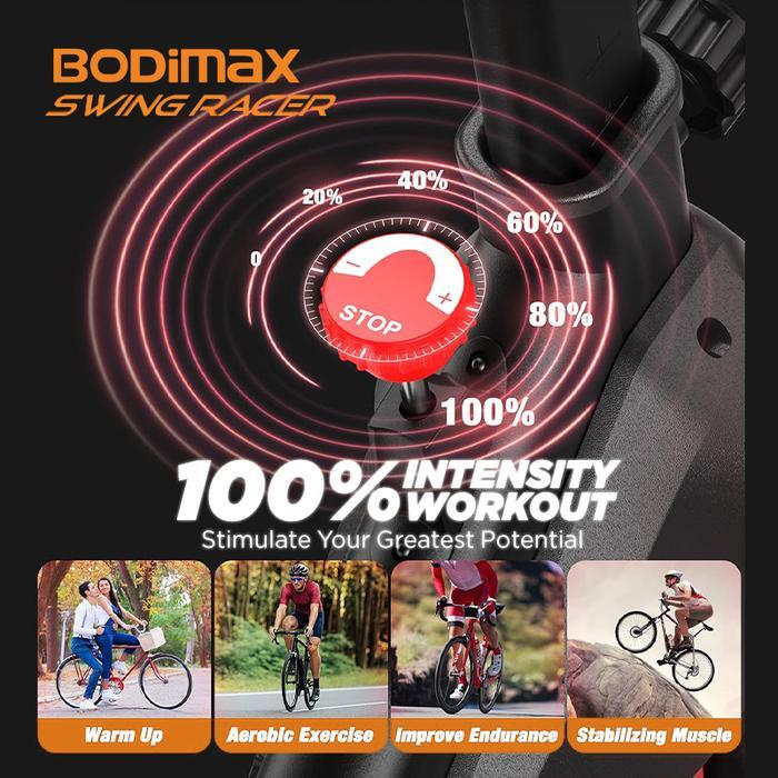 BODIMAX SWING RACER BIKE / Sepeda Statis Ready