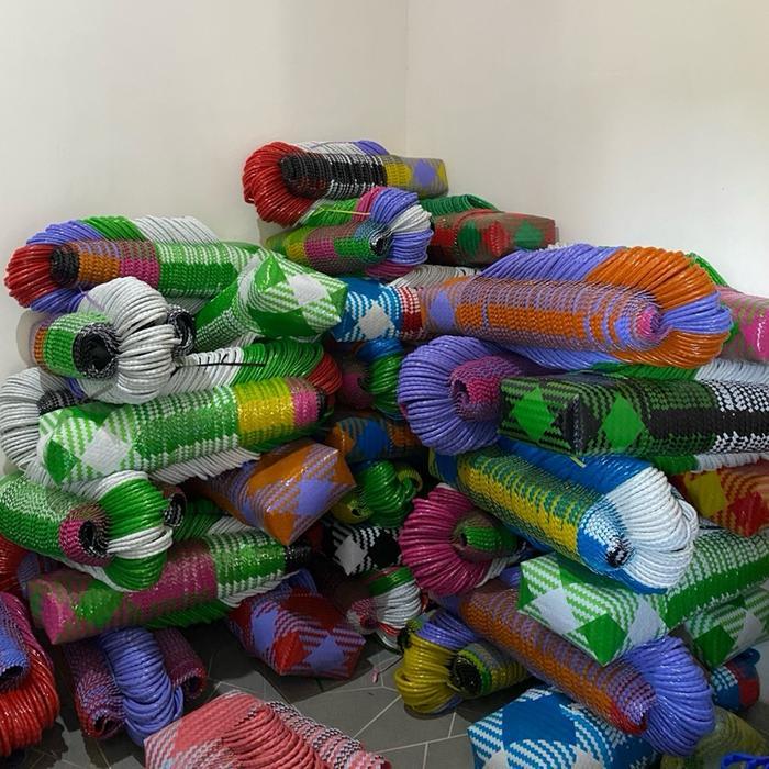 Tas Anyaman Plastik Kaca Super Jumbo - Kapasitas 15 kg - TASANYAMAN Grosir Ngawi Belanja