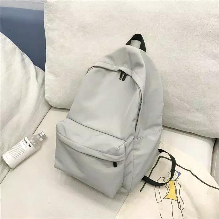 JTTOP" TAS RANSEL POLOS / TAS KANVAS / TAS CANVAS POLOS / TAS BACKPACK POLOS