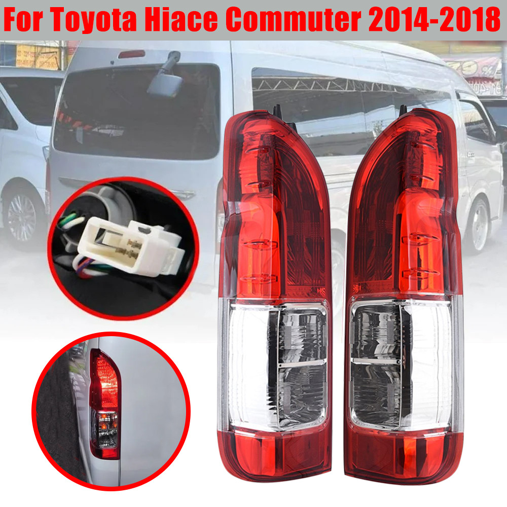 Car Left Right Tail Light Rear Brake Lamp Signal Lights Assembly For Toyota Hiace Commuter 2014-2018