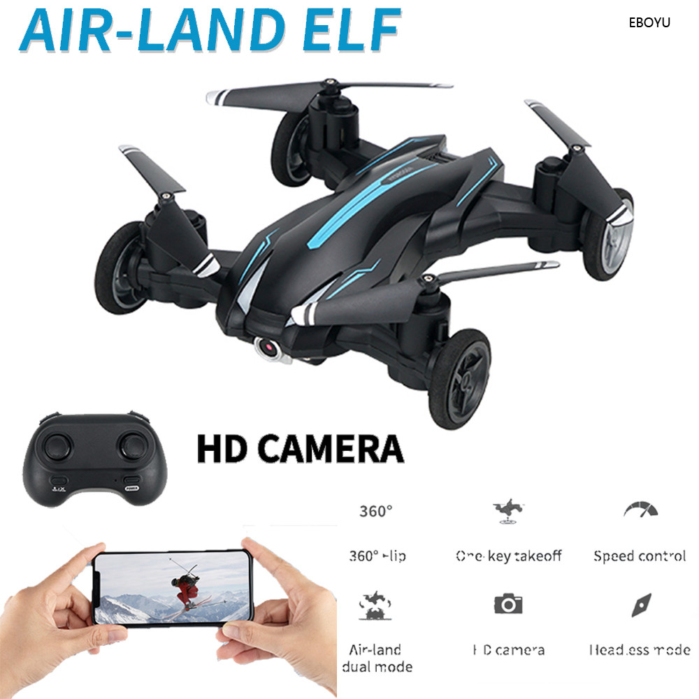 JJRC H103W RC Drone 2 in 1 Air-Land Flying Car with WiFi FPV 8K HD Camera RC Quadcopter Drone Altitu