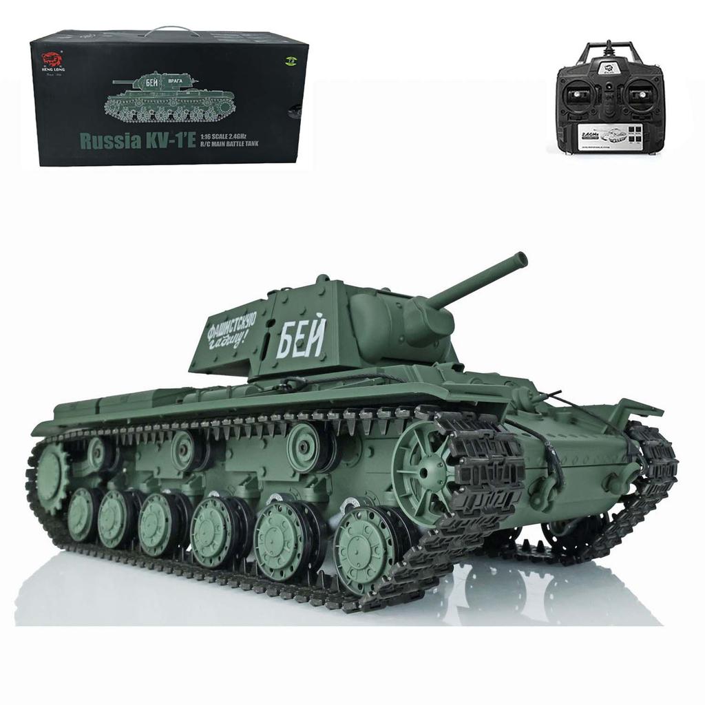 Toys Tk-7.0 2.4G Heng Long 1/16 Scale 7.0 Plastic Ver Soviet Kv-1 Rtr Rc Tank El 3878 Green Toy Army