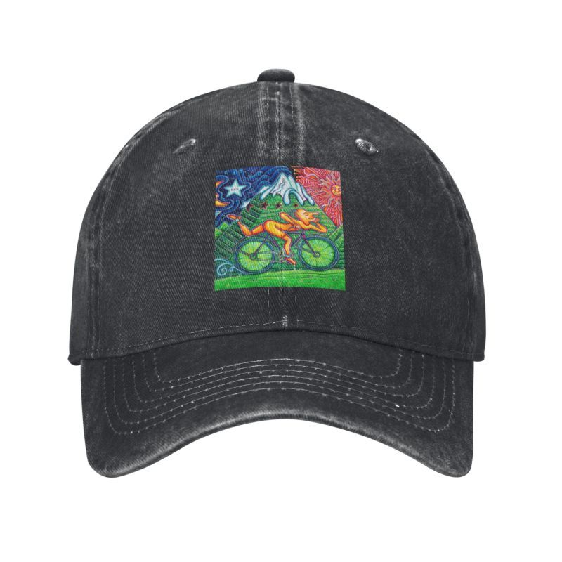 Custom Uni Cotton Albert Hoffman Lsd Day Baseball Cap Acid Blotter Party Adjustable Dad Hat Sun