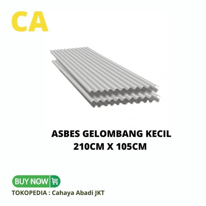 ASBES GELOMBANG KECIL 210CM X 105CM Gratis Ongkir