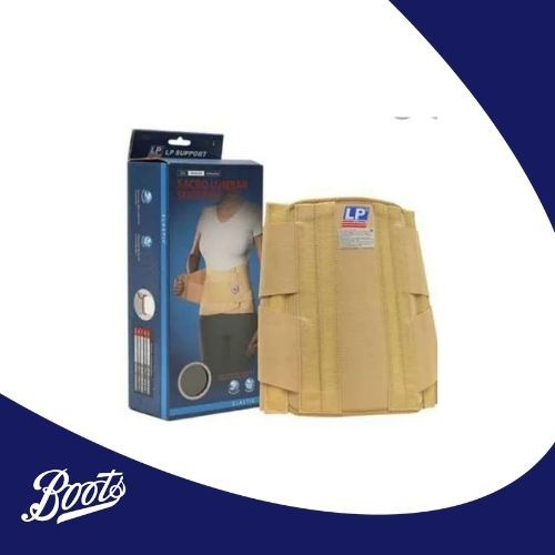 LP SUPPPORT Lumbar W/Stays Tan (S) 916