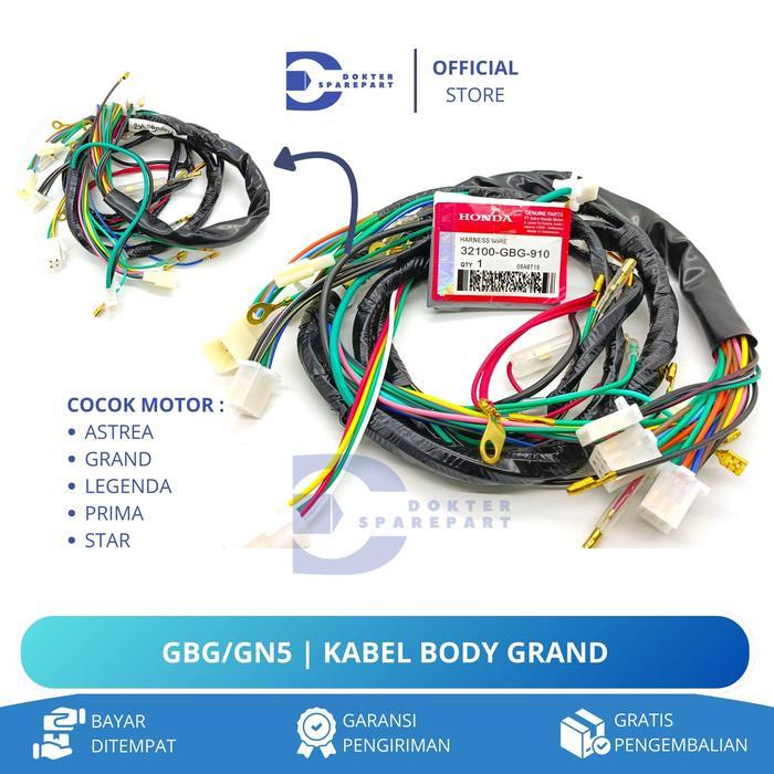 [Original] Gbg / Gn5 Kabel Body Set Astrea / Grand / Legenda / Impressa / Prima Star / Kabel Soket