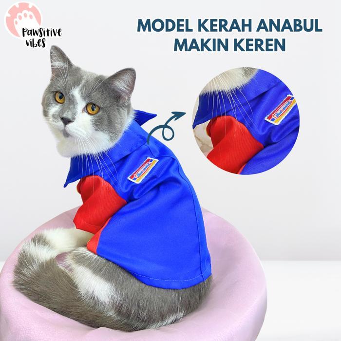 Promo Kostum Kucing Seragam Indomaret - Baju Kucing Anjing Lucu Cowok Cewek - Baju Kucing Anjing