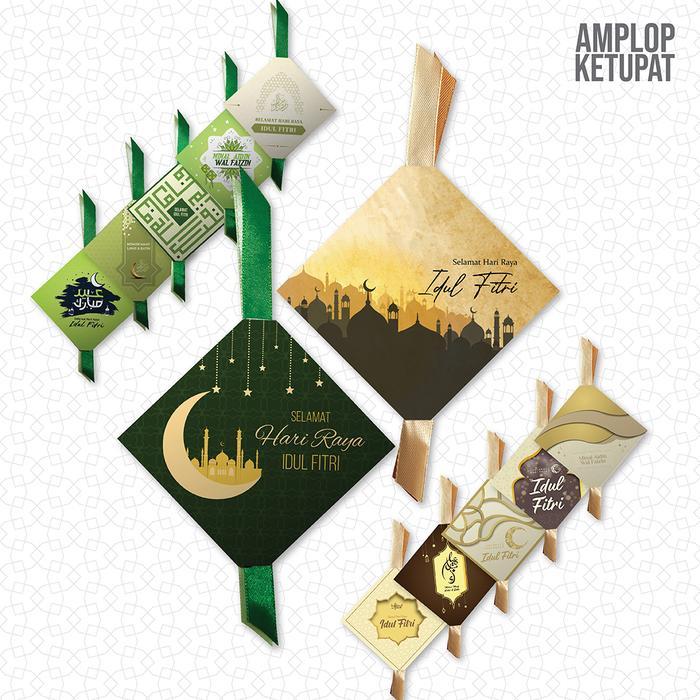 Angpao Amplop Lebaran / Idul Fitri Unik Bentuk Ketupat