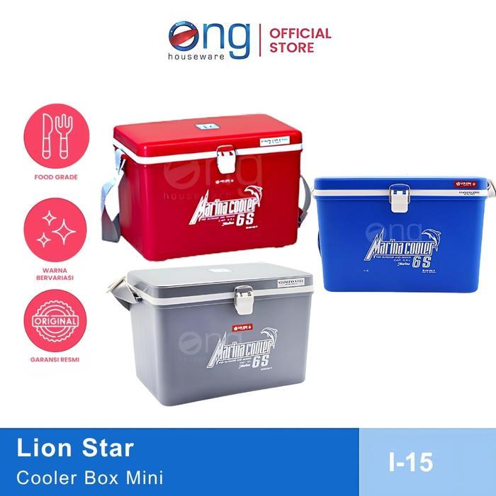 Ong Houseware - Marina Cool Box Cooler Box Kotak Box Es Mini 6S Lion Star 5.5 Liter I-15