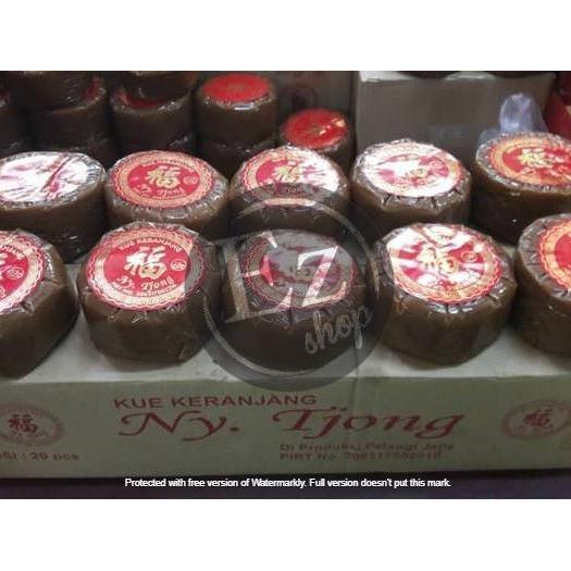 Kue Keranjang/ Dodol Imlek/ Kue Cina Ny Tjong 1Dus/ 10Kg/ 20Pcs @500Gr