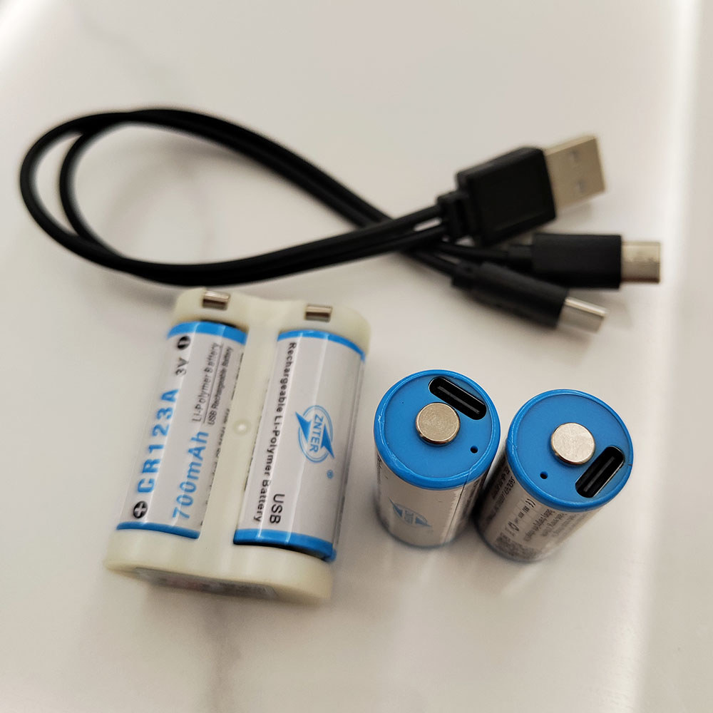 Znter 2Cr5 6V 700Mah Type C Usb Rechargeable Polymer 2Cr5 Rack 6V Constant Voltage Lithium Battery