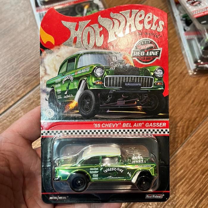 HOT WHEELS RLC 55' CHEVY BEL AIR GASSER TRIASSIC
