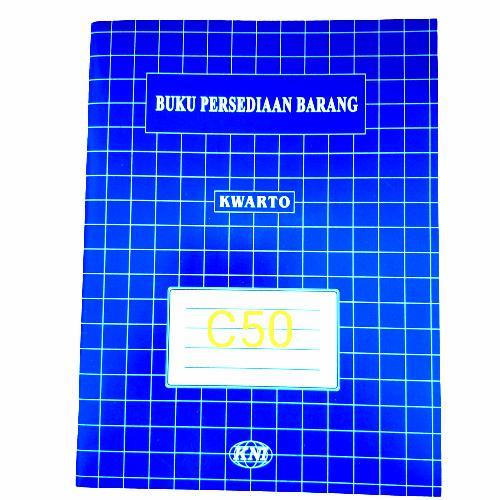 "New" Buku Persediaan Barang Kwarto, Buku Stock Barang ukuran Kwarto