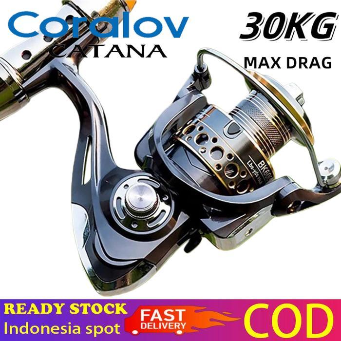 Sougayilang - Reel Pancing Metal Reel Pancing Tarikan Full Besi Ungu