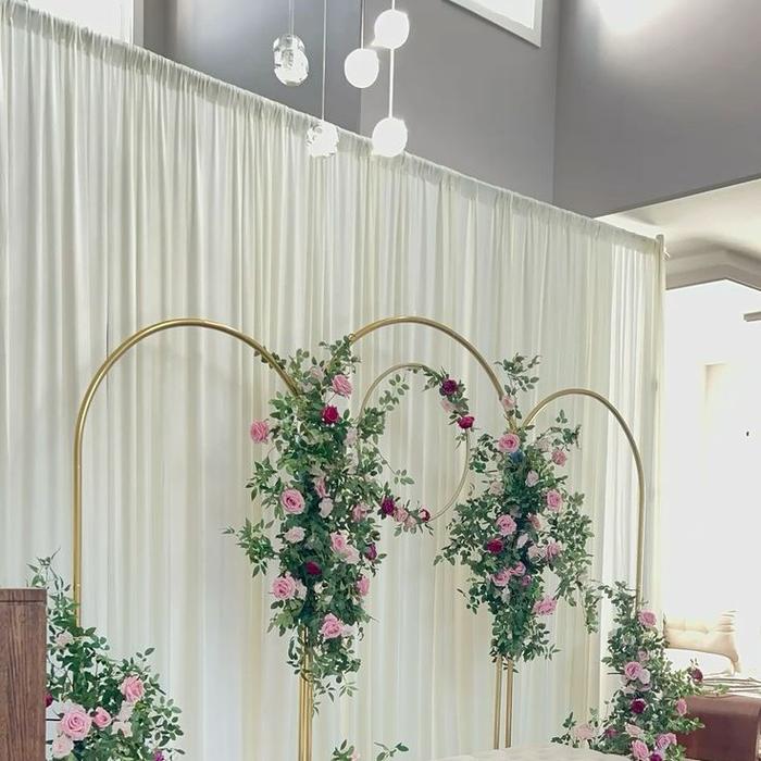 (Sudah Dijahit) Kain Dekorasi / Kain Abutay / Filamin / Abutai Filamin / Backdrop Acara