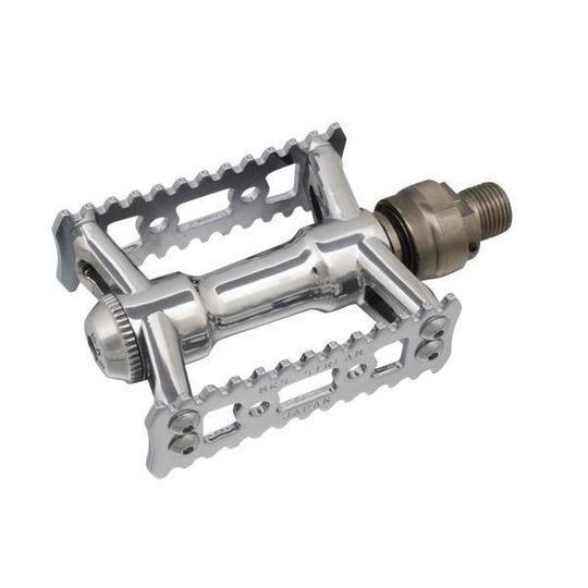 MKS SYLVAN STREAM NEXT EZY SUPERIOR PEDAL - CHROME SILVER