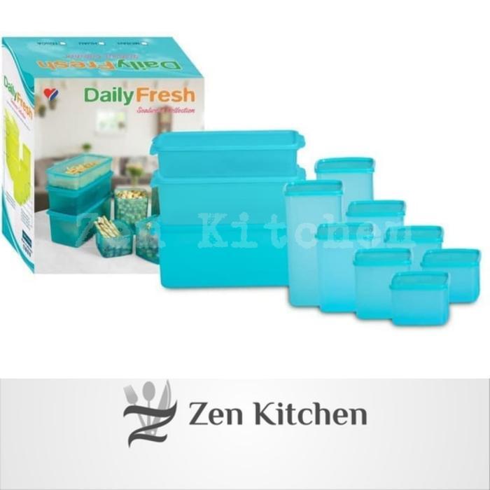 TOPLES 1 SET DAILY FRESH MODEL TUPPERWARE