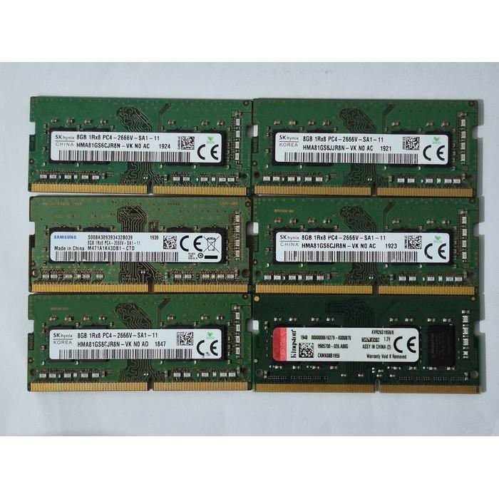 RAM Laptop DDR4 8GB 2666MHz - SoDimm Notebook PC21300 21300 2666 MHz