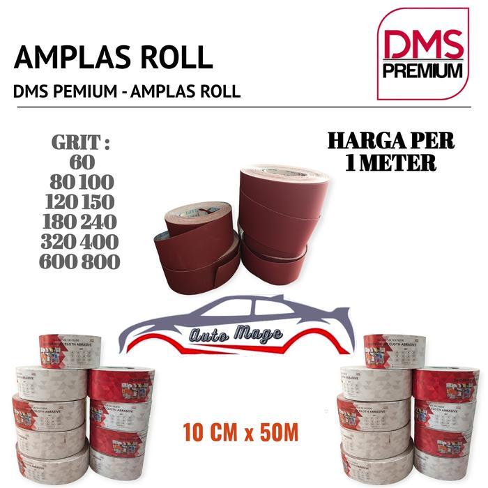 Amplas Roll Meteran Amplas Kain DMS PREMIUM Grit 60-800