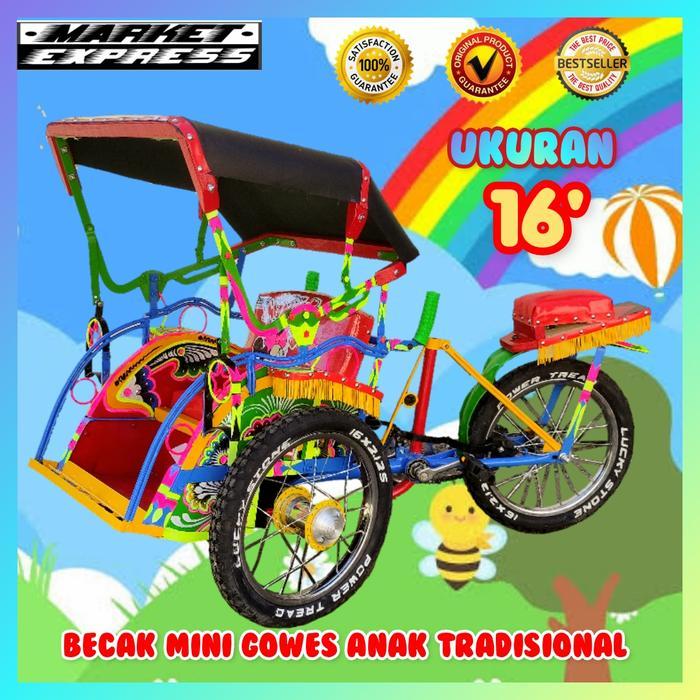 BECAK MINI ANAK KECIL GOWES