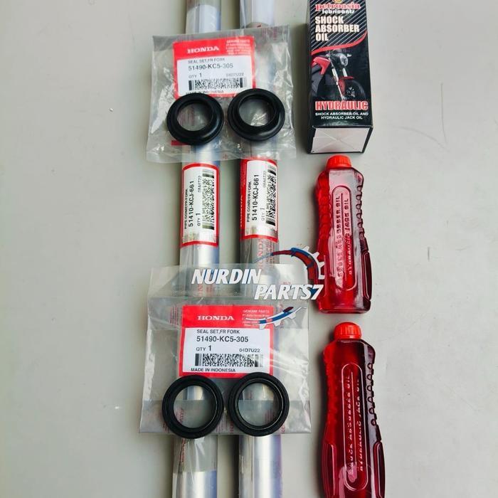 As Shock Depan Tiger New Tiger Revo Plus Seal + Oli Shock Kcj