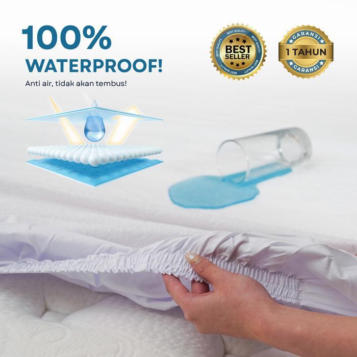 Ddpillow Waterproof Mattress Protector Pelindung Kasur Anti-Air Matras Protector Anti Air Terry