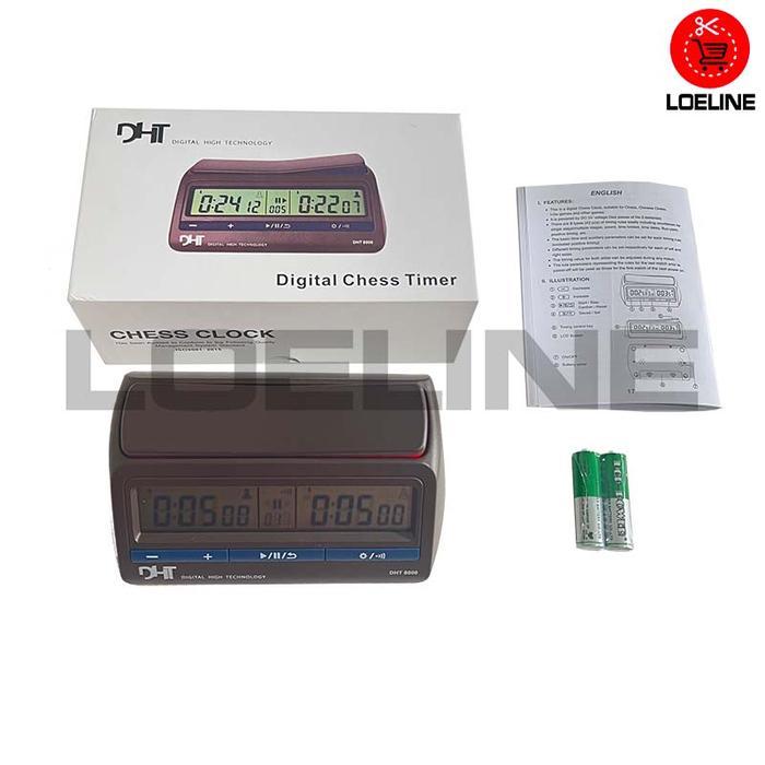 Jam Catur DHT Digital Chess Clock Count Timer DHT5000 DHT8000 DGT