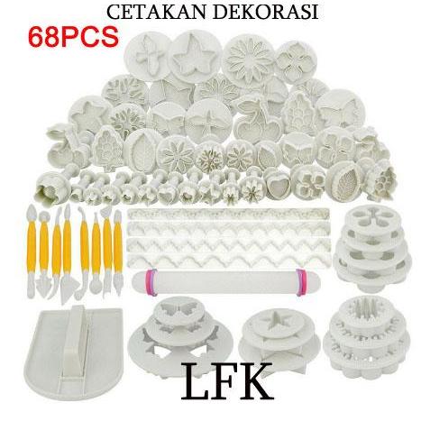 PROMO SPESIAL 33PCS Cetakan FONDANT SET Kue ulang tahun Cookies DEKORASI ART karakter