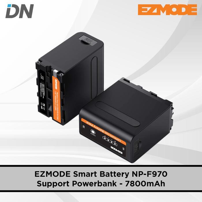 EZMODE Smart Battery NP-F970 Support Powerbank Type-C - 7800mAh