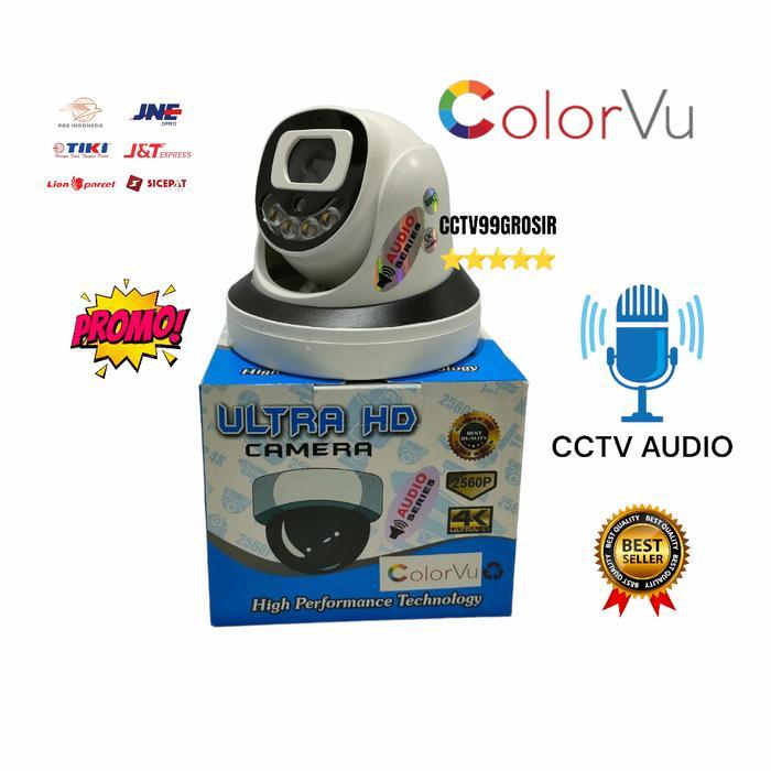 Kamera Cctv Indoor Colorvu Built In Mic Lens 8Mp Full Color ( Audio )