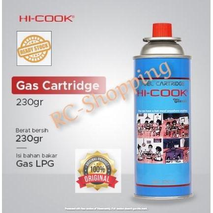 Hi-Cook Tabung Gas Mini / Tabung Gas Portable Hi Cook 230 Gr